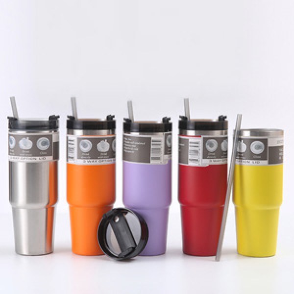 20oz/30oz stainless steel double-layer insulated c...