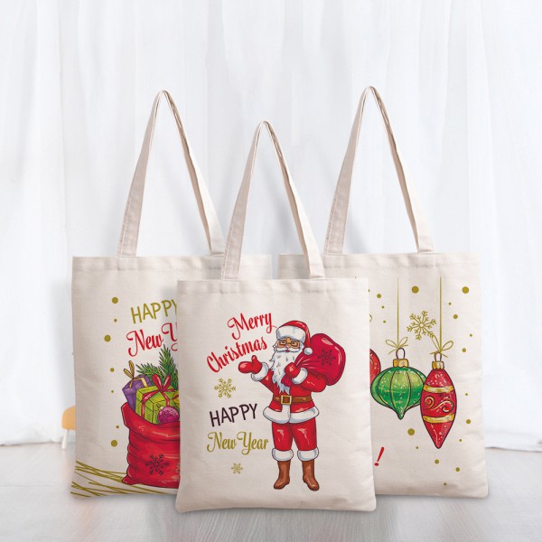 New Design Fabric Gift Bags Luxury Merry Christmas...