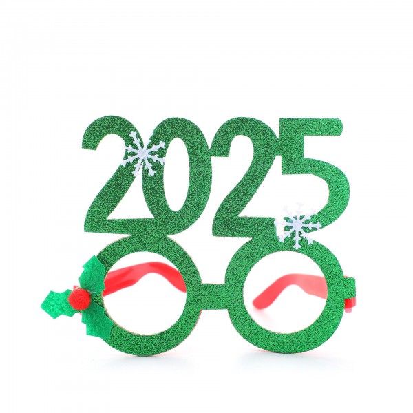 New 2025 Christmas glasses party Party props Glass...