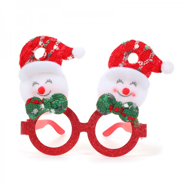 Cross-border cartoon plastic glasses Christmas ant...