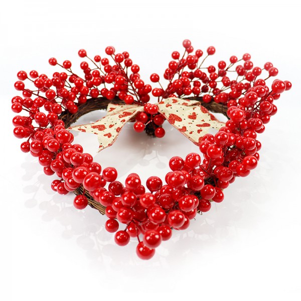 New arrival Valentine's Day door decoration simulation wreath & garlands