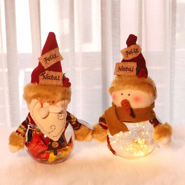 Christmas Decoration Santa Snowman Toy Gift Christ...