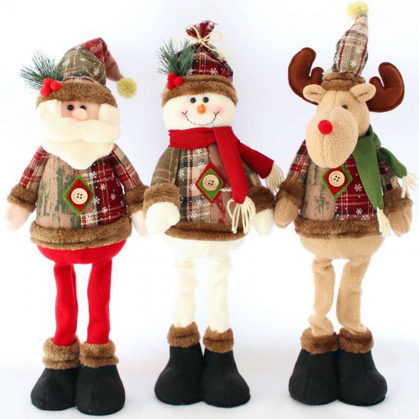 Christmas Desk Decoration Standing  Santa Claus Ch...