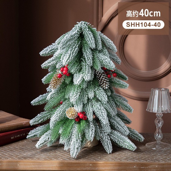  Artificial christmas decoration tree green /snow ...