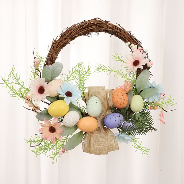 Easter Bunny pendant Christmas Cross Border Garlan...