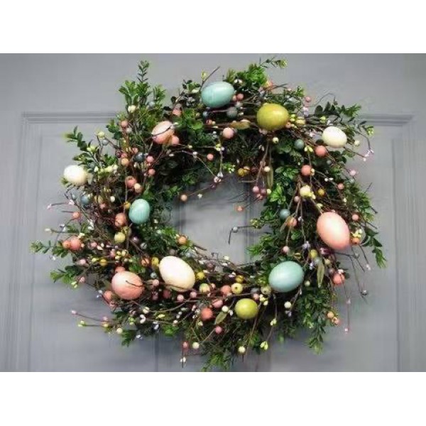 Easter Bunny pendant Christmas Cross Border Garlan...