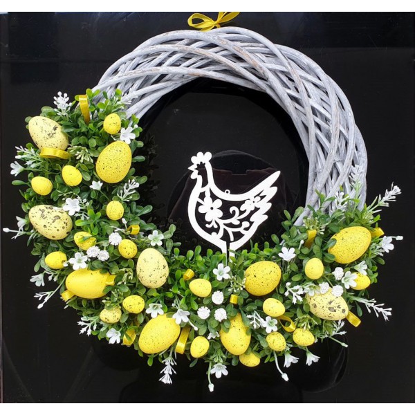 Easter Bunny pendant Christmas Cross Border Garlan...