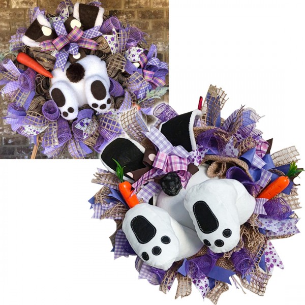 Easter Bunny pendant Christmas Cross Border Garland Decoration Garland home decoration prop