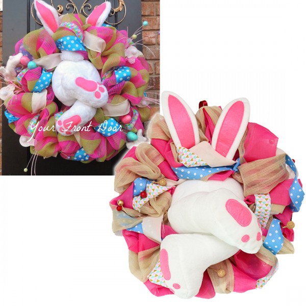 Easter Bunny pendant Christmas Cross Border Garland Decoration Garland home decoration prop