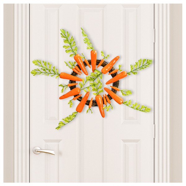 Easter wreath decoration High simulation turnip vi...