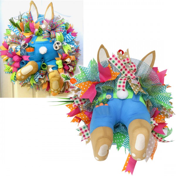 Easter Bunny pendant Christmas Cross Border Garland Decoration Garland home decoration prop