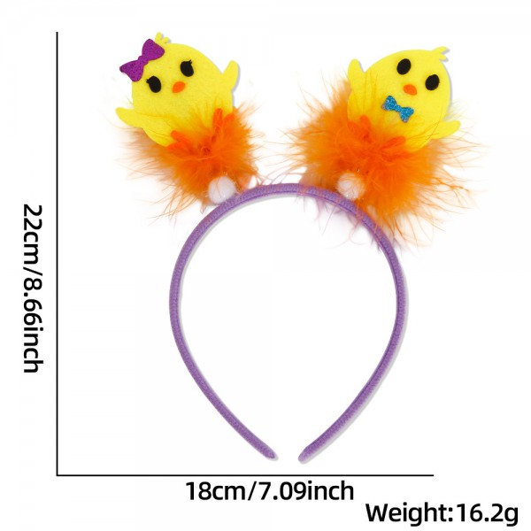 Easter headband buckle Bunny chicken headband Hair...