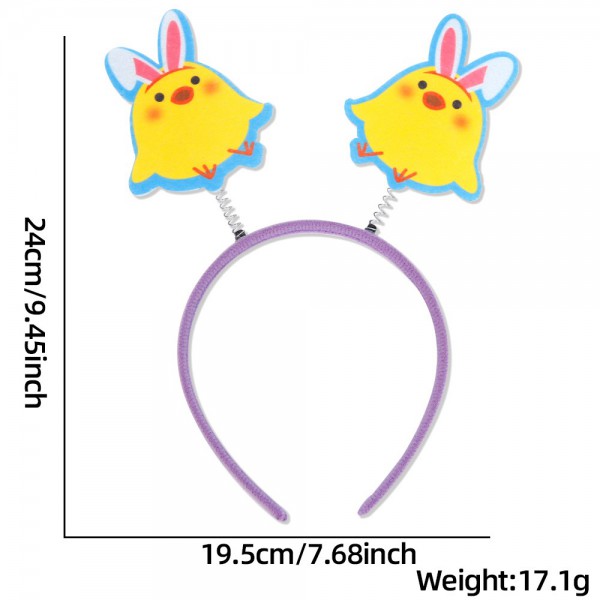 Easter headband buckle Bunny chicken headband Hair...