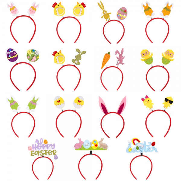 Easter headband buckle Bunny chicken headband Hair accessory Easter themed party decoration