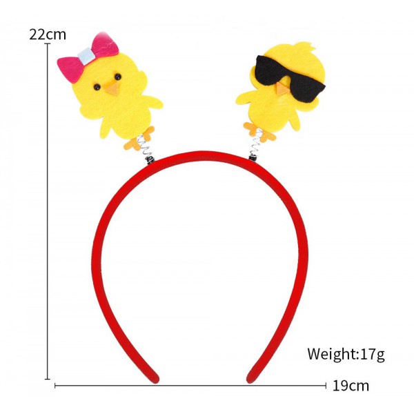 Easter headband buckle Bunny chicken headband Hair accessory Easter themed party decoration