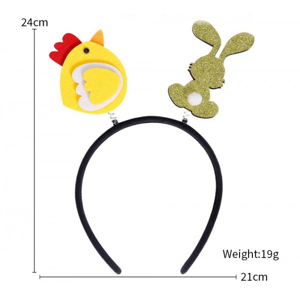 Easter headband buckle Bunny chicken headband Hair accessory Easter themed party decoration