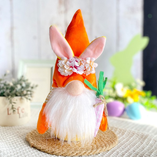 New Easter decoration gift faceless doll Easter Bunny