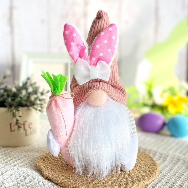New Easter decoration gift faceless doll Easter Bunny