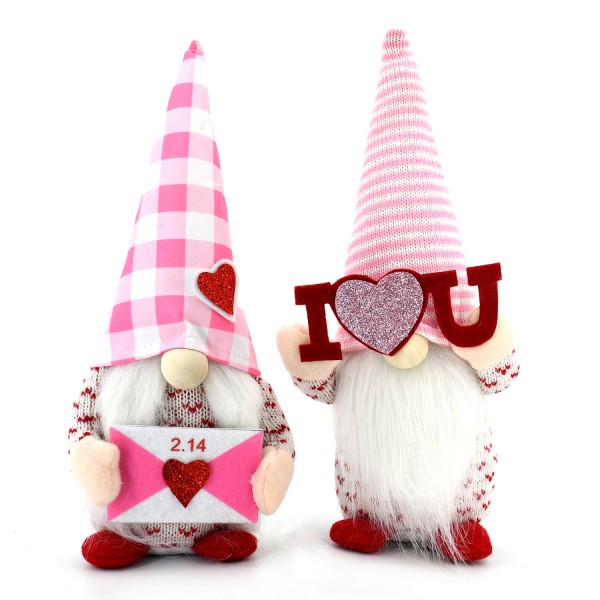 Easter faceless baby egg Pink bunny dwarf doll party decoration props