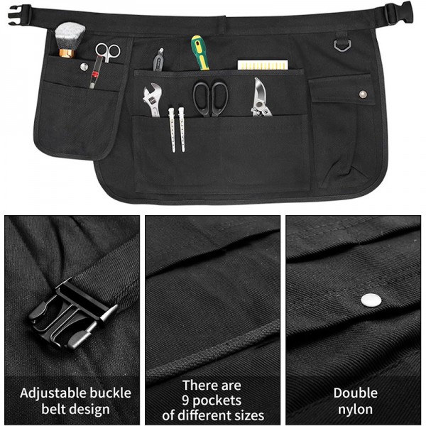 New apron tool Fanny Pack Industrial Garden Tool for multi-functional multi-pocket canvas apron