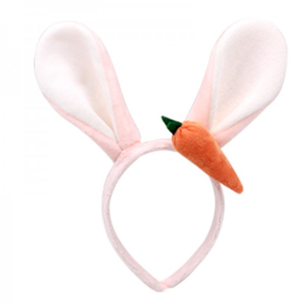 Cartoon rabbit ears radish hair band Judy rabbit animal ears hair accessories Children hair band garden selling hair card wholesale