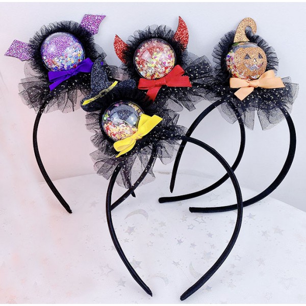 Halloween Glow Headband party Cosplay Flash Wizard...