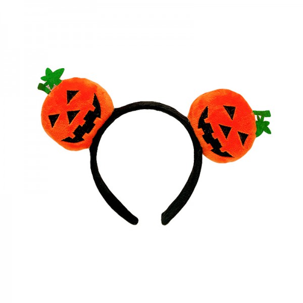 Halloween tiara Glowing pumpkin headband Demon headband Party show props adorn cute funny hair clips