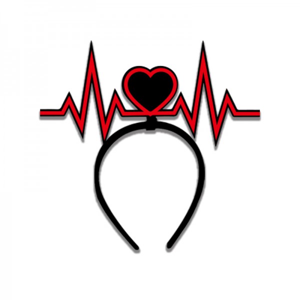 Halloween Christmas heartbeat headband