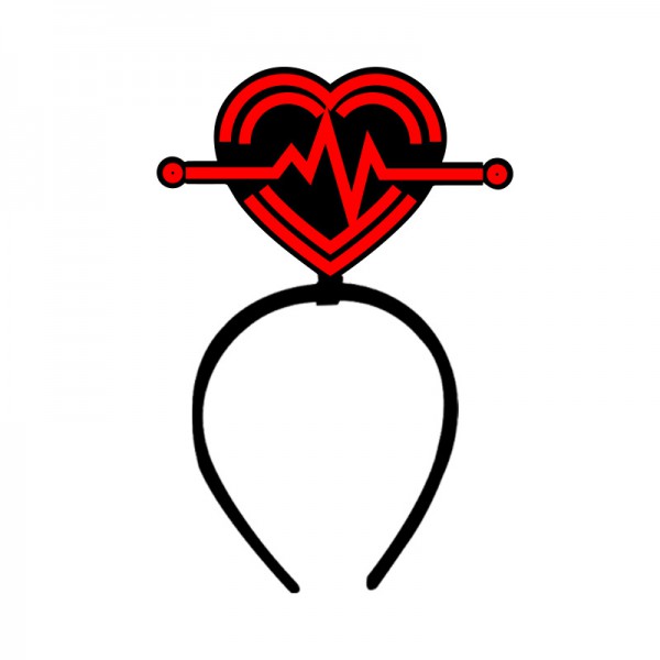Halloween Christmas heartbeat headband