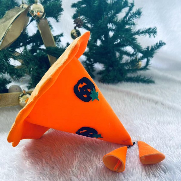 Children's costumes Halloween hat decorations show adult pumpkin hats witch hats decorated headdress 