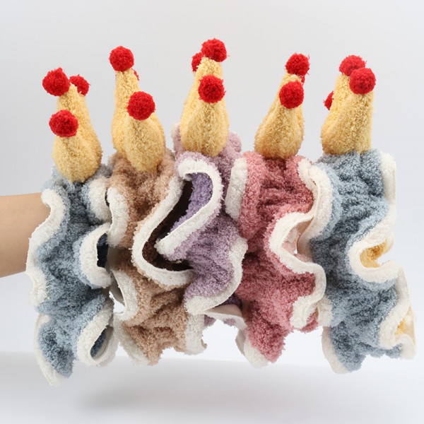 Plush Velvet  crown headband