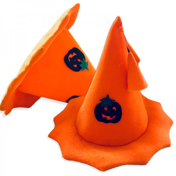 Children's costumes Halloween hat decorations show...