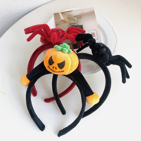 Halloween pumpkin hair hoop hair accessories Make ...