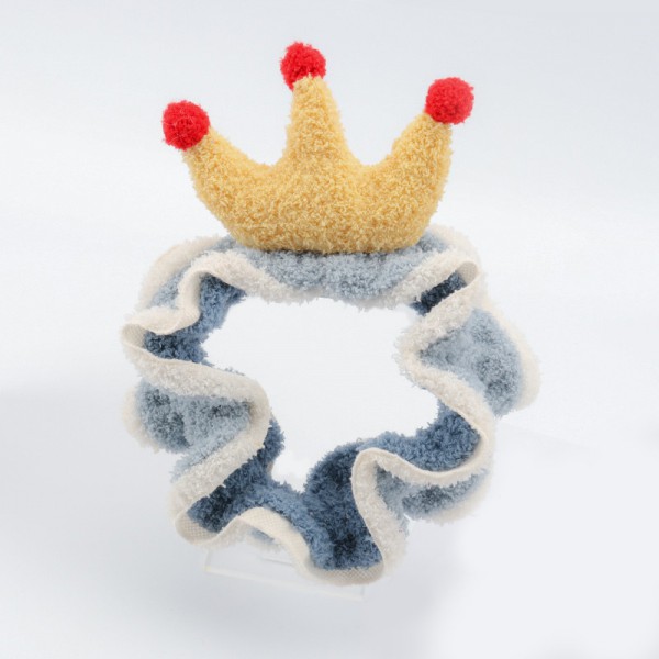 Plush Velvet  crown headband