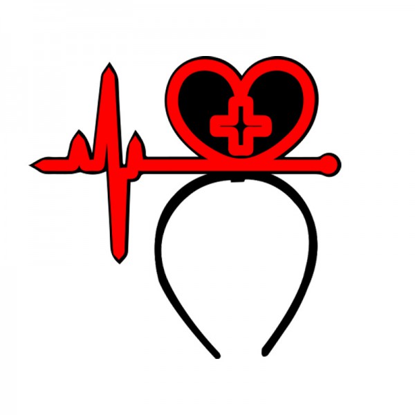 Halloween Christmas heartbeat headband