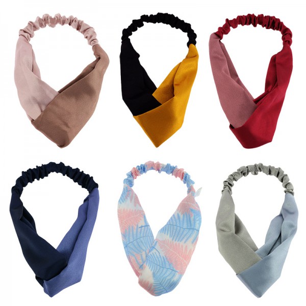 Women Hair Accessories Cross Shaped Headbands Fashion Lovely Headwear 