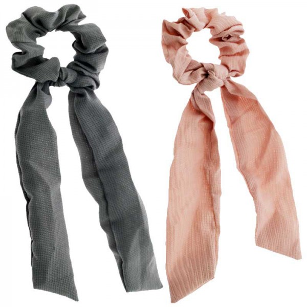 Youkan Fashion Hair Scrunchies Ponytail Holder Long Large Ribbon Hair Scrunchies 