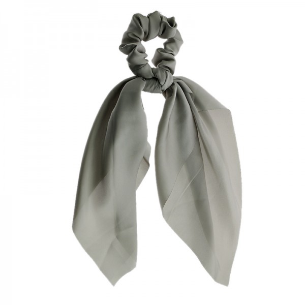 Newest Fashion Solid Color Scrunchie Women Ribbon Elastic Hair Ropes Girls Hair Accessories 