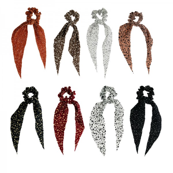 Hair Ribbon Bow Hair Scarf Scrunchies Soft Chiffon Hair Ties Ponytail Holder for Women Girls 