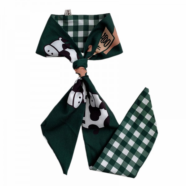 Chiffon Scarf Hair Ribbon Bow Hair Scarf Scrunchies  Hair Ties Ponytail Holder for Women Girls 