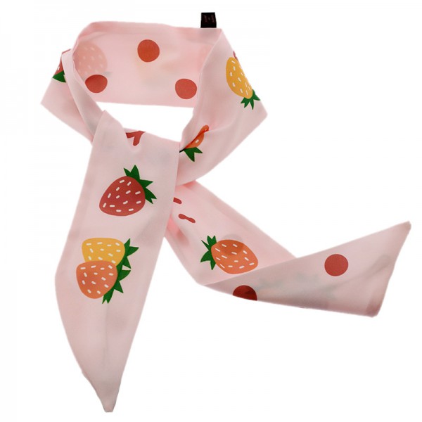 Chiffon Scarf Hair Ribbon Bow Hair Scarf Scrunchies  Hair Ties Ponytail Holder for Women Girls 