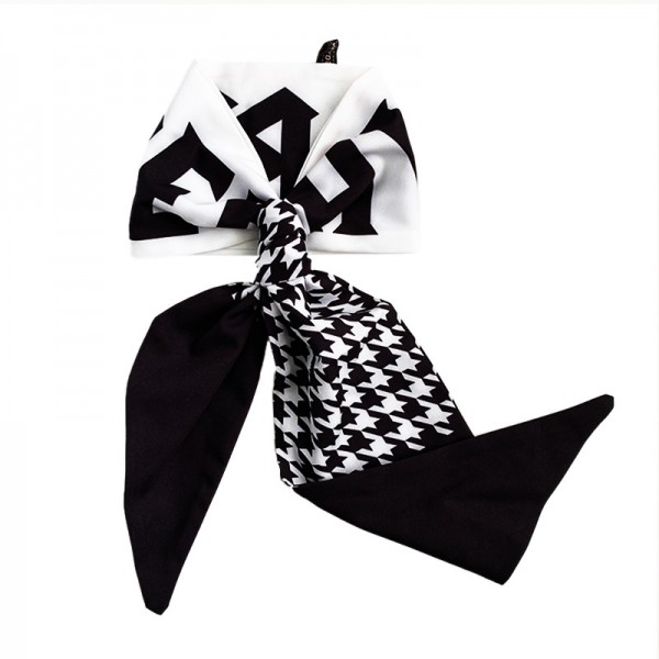 Chiffon Scarf Hair Ribbon Bow Hair Scarf Scrunchies  Hair Ties Ponytail Holder for Women Girls 