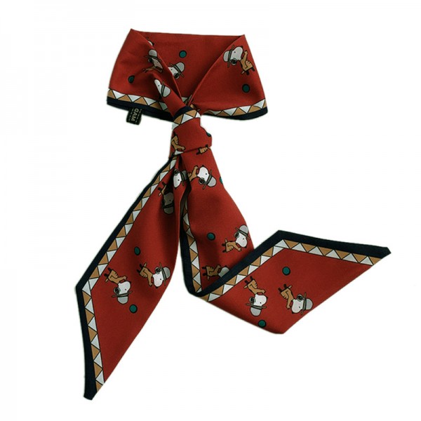 Chiffon Scarf Hair Ribbon Bow Hair Scarf Scrunchies  Hair Ties Ponytail Holder for Women Girls 