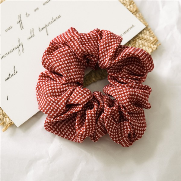 Youkan Fashion Plaid hair accessories elastic hair bands for girls 