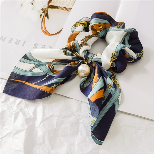 Youkan Fashion big bow hair scrunchies silk hair rope women hair accessories 