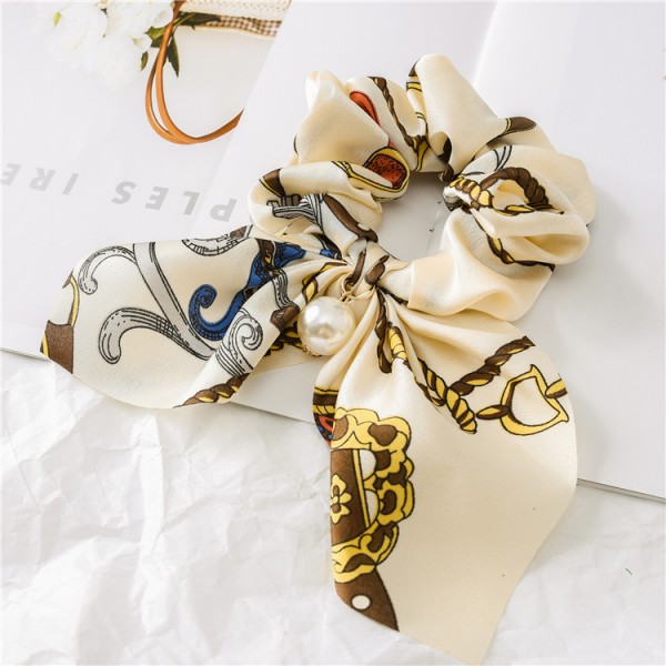 Youkan Fashion big bow hair scrunchies silk hair rope women hair accessories 