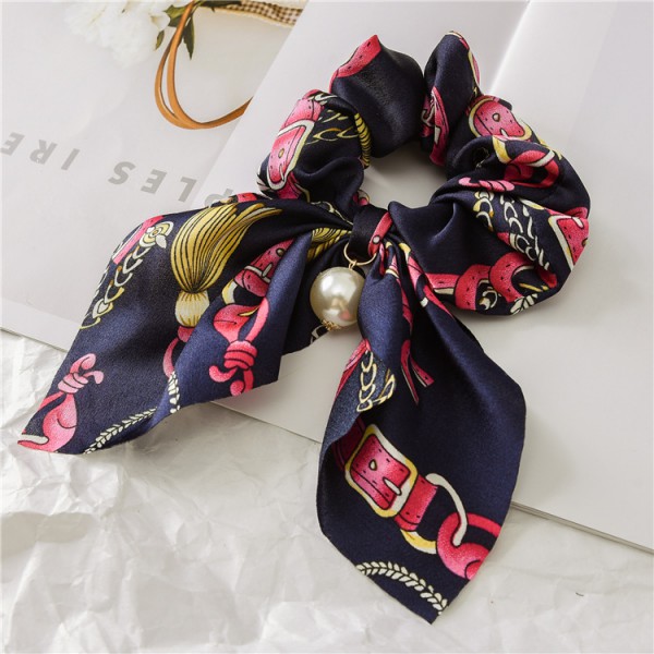 Youkan Fashion big bow hair scrunchies silk hair rope women hair accessories 