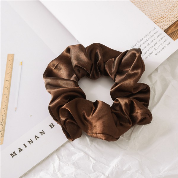 solid color hair ring ball hair rope hair band Kor...