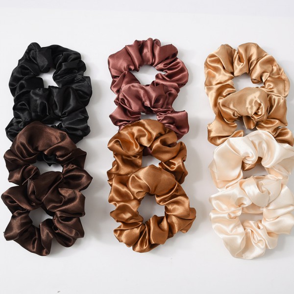 solid color hair ring ball hair rope hair band Korean hair accessories