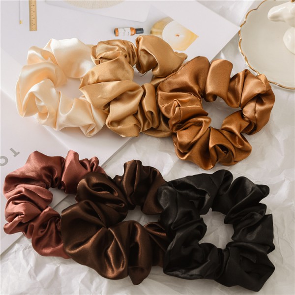 solid color hair ring ball hair rope hair band Korean hair accessories